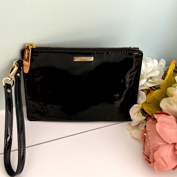 Cole Haan Patent Leather Wristlet - Picture 2 of 6